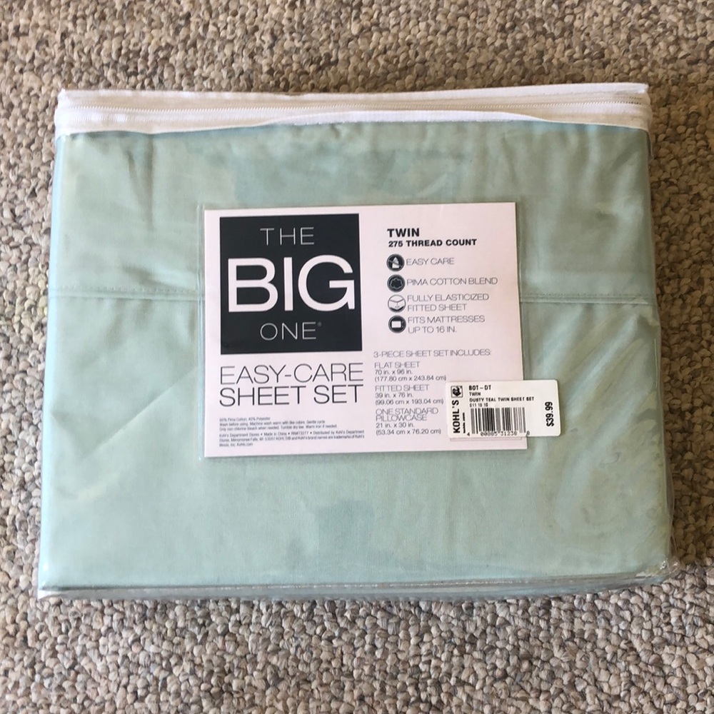 Kohl’s twin sheet set